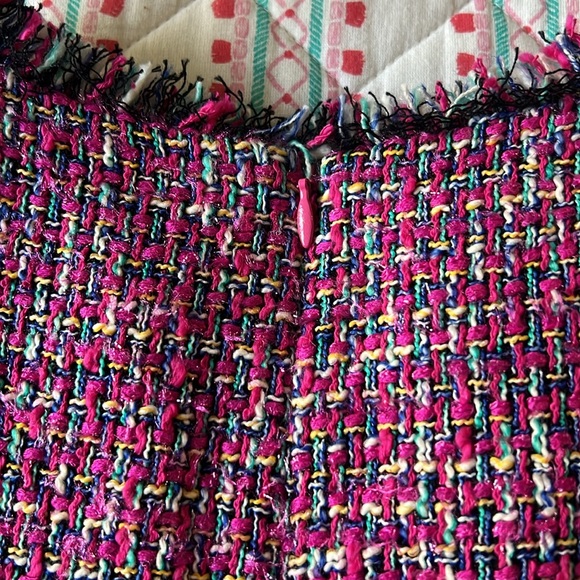 J. Crew Size 6 Pink Tweed Sheath Dress - Picture 6 of 8